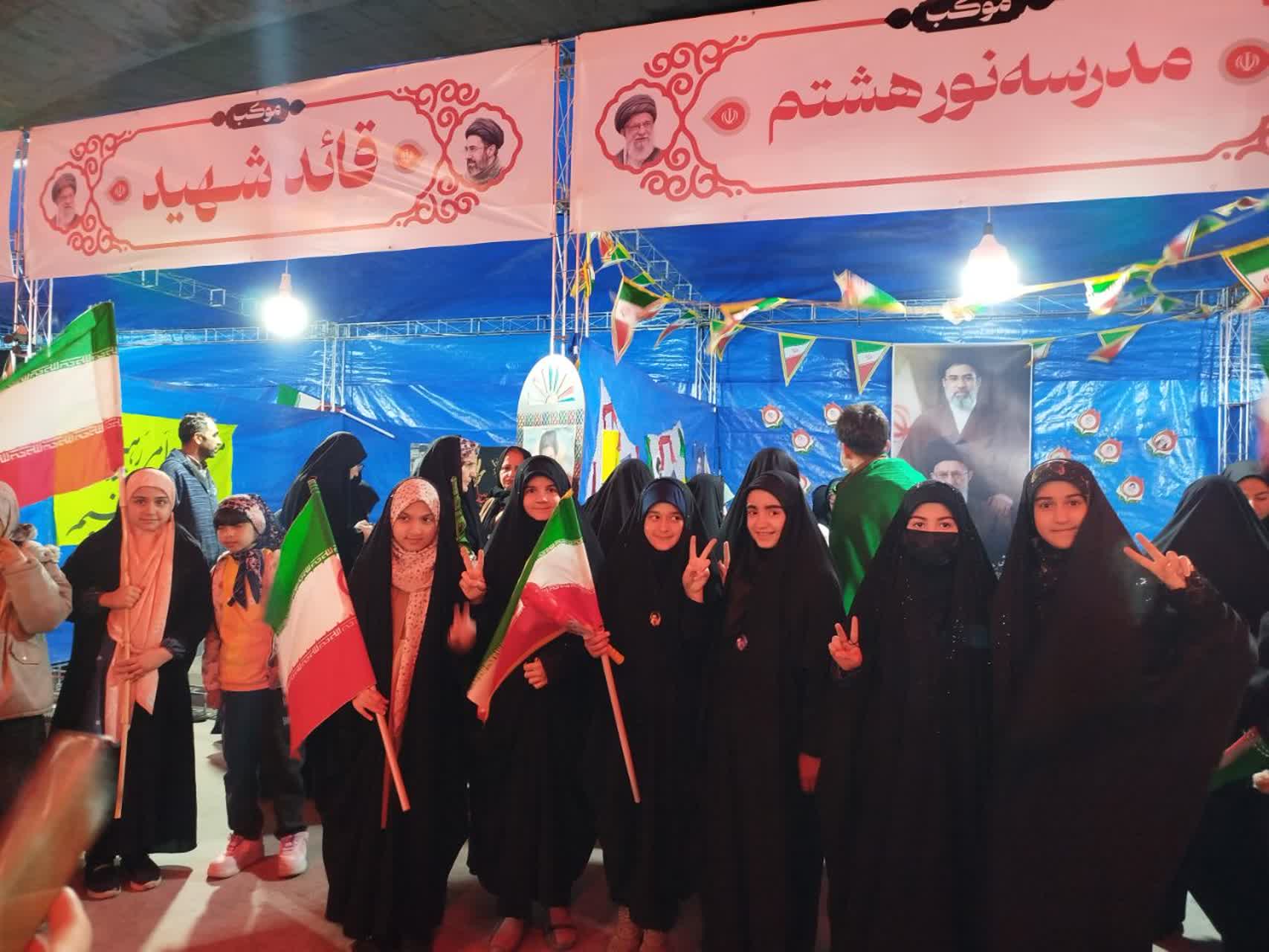 برپایی موکب در چهلم رهبر شهید